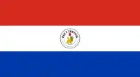 Flag of Paraguay The reverse, official, and two-sided symbols indicate this is the reverse side of an authorized flag, and that the obverse side is different.