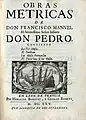 The 1665 Obras Métricas, by Francisco Manuel de Mello