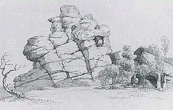 The Klusfelsen&nbsp;[de], near Goslar