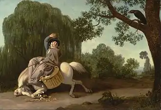 The Farmer's Wife and the Raven (1786), oil on millboard, 67.3 x 97.8 cm., Yale Center for British Art
