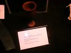 Goblet 3000 years old from Leta Leta Cave