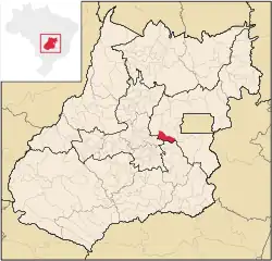 Location in Goiás state