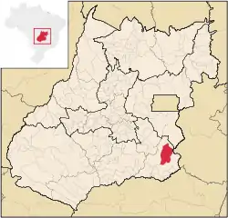 Location in Goiás state