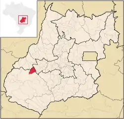 Location in Goiás state