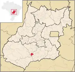Location in Goiás state