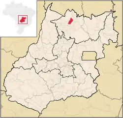 Location in Goiás state