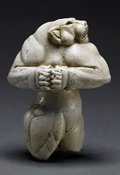 The Guennol Lioness, 3rd millennium BCE, 3.25 inches (8.3 cm) high