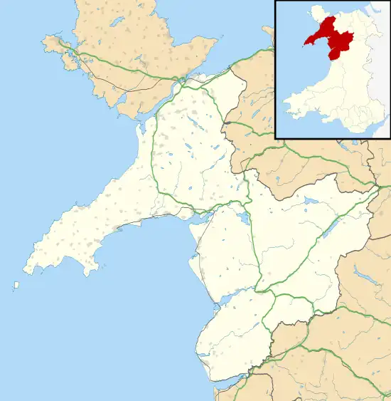 Corris Uchaf is located in Gwynedd
