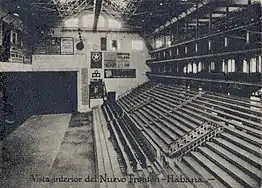 Habana-Madrid, Interior of Havana fronton. Calles Belascoain y Sitios.