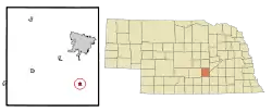 Location of Doniphan, Nebraska