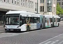 Image 129A Van Hool bi-articulated bus in Hamburg, Germany (from Bi-articulated bus)