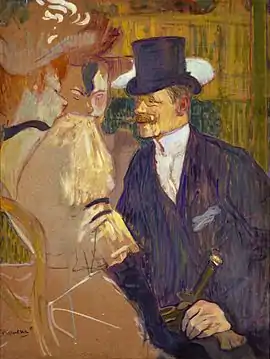 The Englishman at the Moulin Rouge, 1892, oil on cardboard, Metropolitan Museum of Art