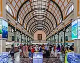 Interior view of the Saigon Central Post Office