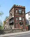 The castellated Isis House (1849) on Abingdon Road, just south of Folly Bridge