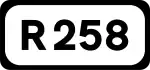 R258 road shield}}