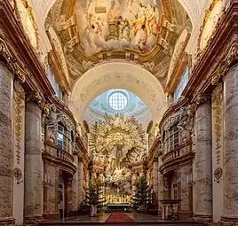 High Altar, Apotheosis of Saint Charles Borromeo, by Alberto Camesina