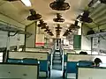 Seating unreserved coach of inside unreserved passenger train