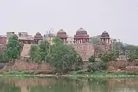 View of Jahaz Mahal from Hauz-i-Shamsi.