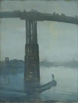Nocturne: Blue and Gold – Old Battersea BridgeWhistler, c. 1872–75