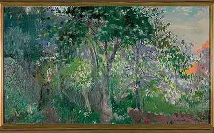 The Big Tree, Sa Calobra (1903). 98 × 174 cm. Fundación Banco Santander.