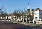 The Bovenkerk from the Prinsenstraat-Burgwal