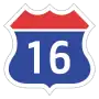 Expressway No.16 shield}}