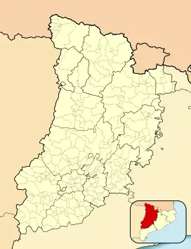 Fontanet is located in Province of Lleida