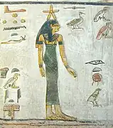 A stellar goddess, possibly Sopdet, from the c. 1300 BC tomb of Seti I.