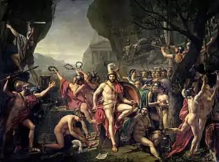 Image 29Leonidas at Thermopylae by Jacques-Louis David. (from History of Greece)
