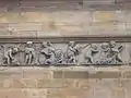 Leith Corn Exchange frieze: reaping and threshing