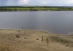 Riverbank scene, Leshukonsky District