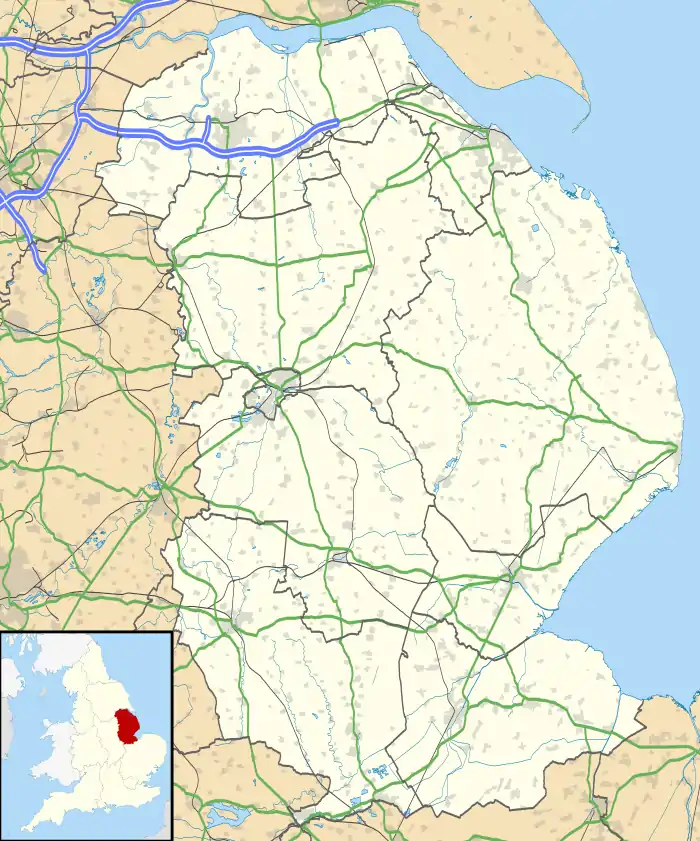 Theddlethorpe Gas Terminal is located in Lincolnshire