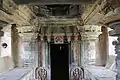 Lintel decoration at entrance into inner closed mantapa in the Veeranarayana temple at Belavadi