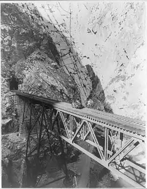 Railway bridge in Peru