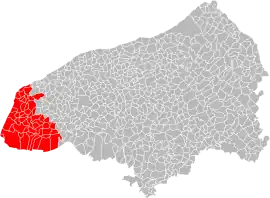 Location within the Seine-Maritime department