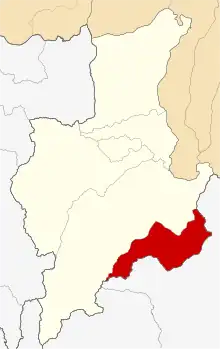 Location of Padre Marquez in the Ucayali Province