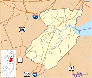Explosion site is located in Middlesex County, New Jersey