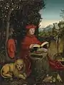 Cardinal Albert as Saint Jerome (Lucas Cranach the Elder)