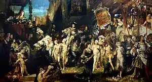 Hans Makart: The Entry of Charles V into Antwerp&nbsp;[ja] (1878)