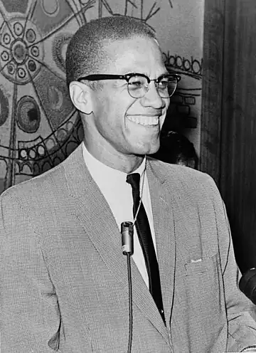 Image 13Malcolm X (born Malcolm Little; May 19, 1925 – February 21, 1965), also known as El-Hajj Malik El-Shabazz, was an African American Muslim minister, public speaker, and human rights activist.Credit:Usmanmiski