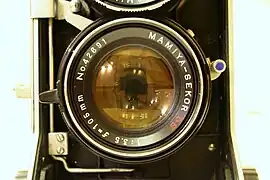 Bottom lens of 105 mm unit