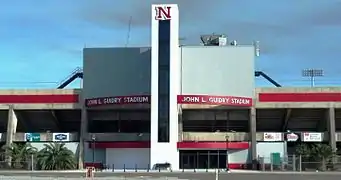 Manning Field at John L. Guidry Stadium exterior