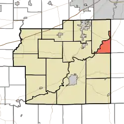 Location in Morgan County