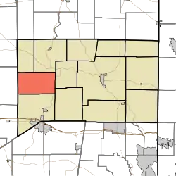 Location of Salt Creek Township in Franklin County