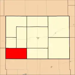 Location in Hodgeman County