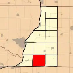 Location in Henderson County