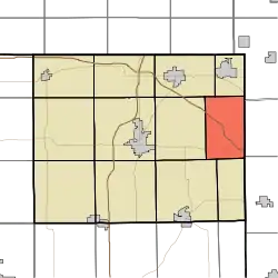 Location in Steuben County