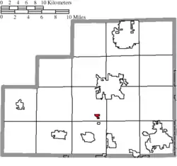Location of Chippewa Lake in Medina County
