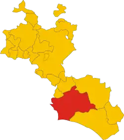 Butera in the Province of Caltanissetta