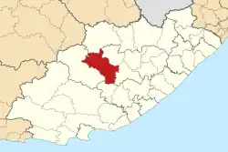 Location in the Eastern Cape